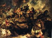 RUBENS, Pieter Pauwel Battle of the Amazons China oil painting reproduction